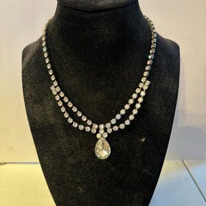 Vintage Rhinestone Hollywood Regency Chocker.